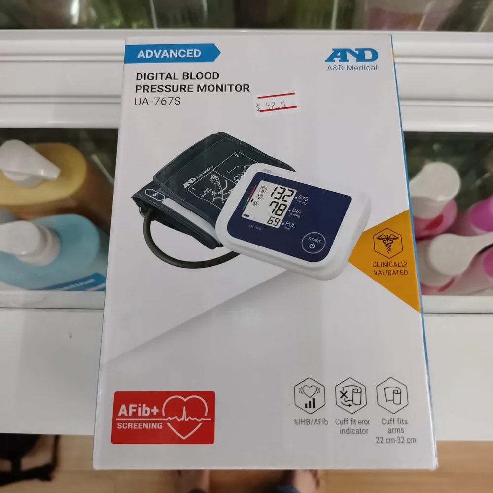 A&D Medical Advanced digital blood pressure monitor, model UA-767S - Reachiny Pharmacy