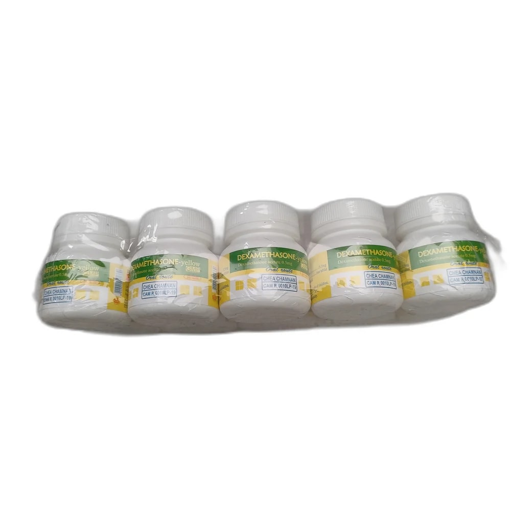 Dexamethasone-yellow 0.5 mg - PHARMACIE PUNLEU SOKPHEAP II