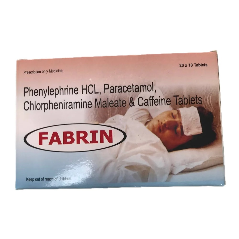 Fabrin 10 mg / 500 mg / 2 mg / 30 mg - Reach Srey