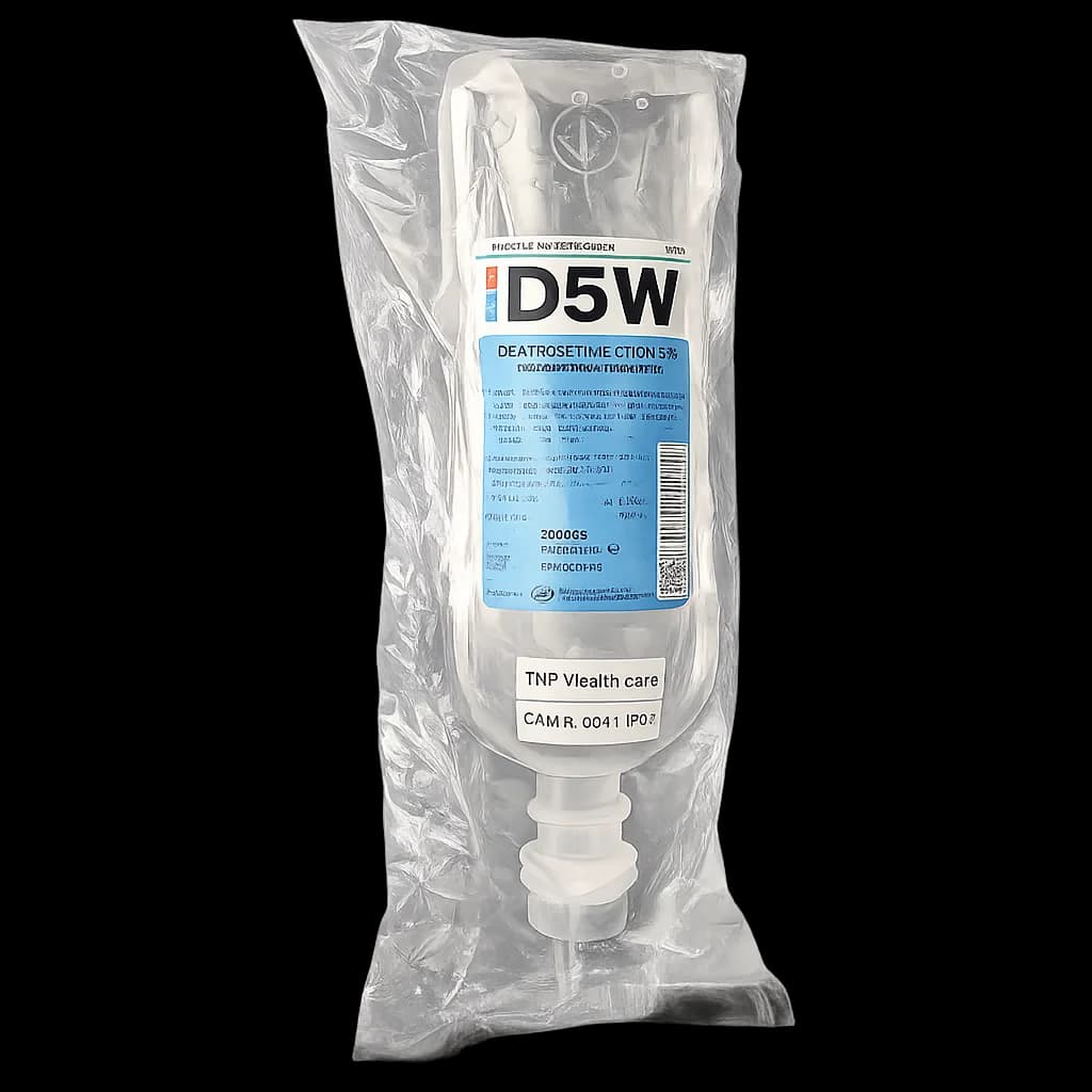 D5W 5% w/v, 500 mL