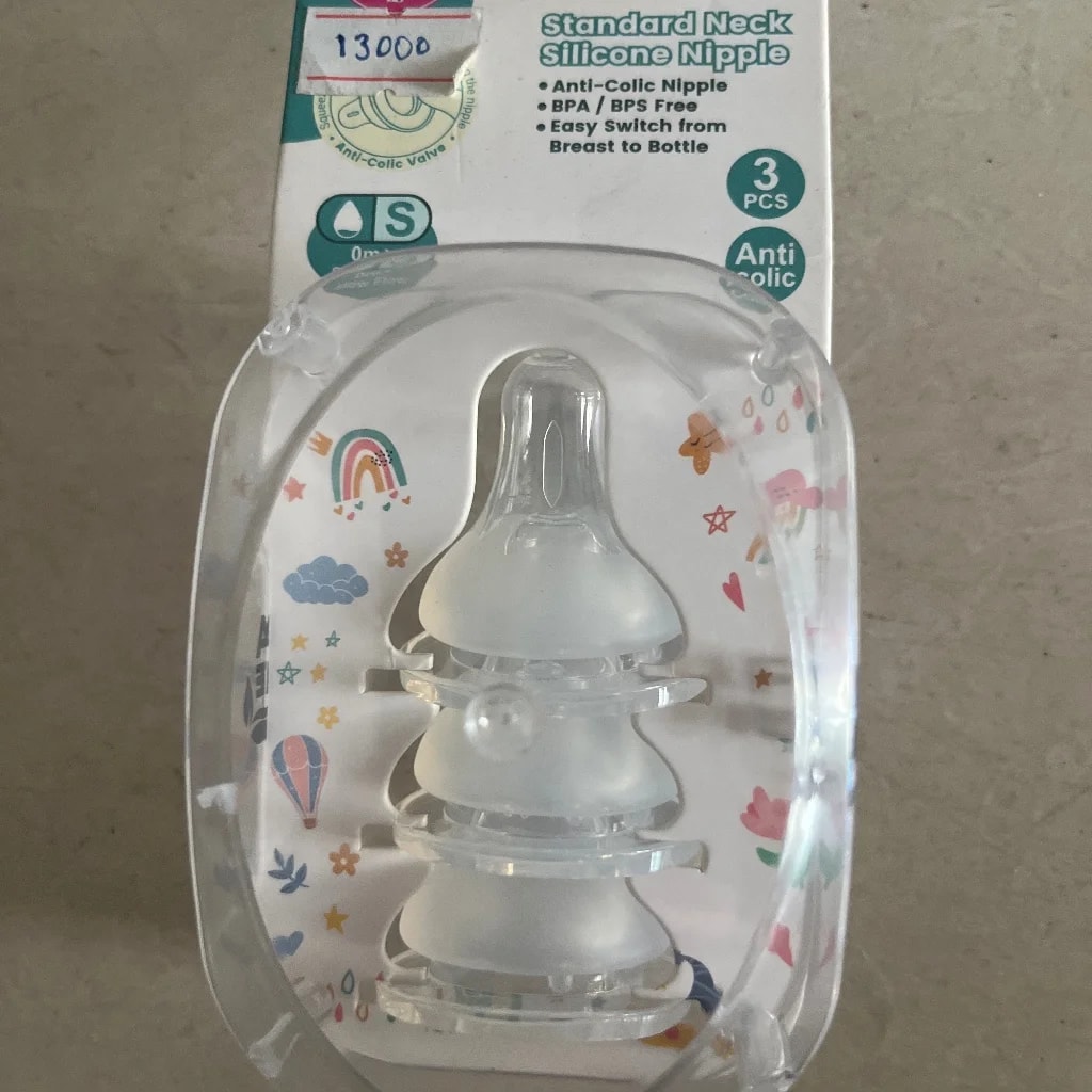 Pk standard neck silicone nipple 3 pcs - PONLEU DOUNG DARA PHARMACY