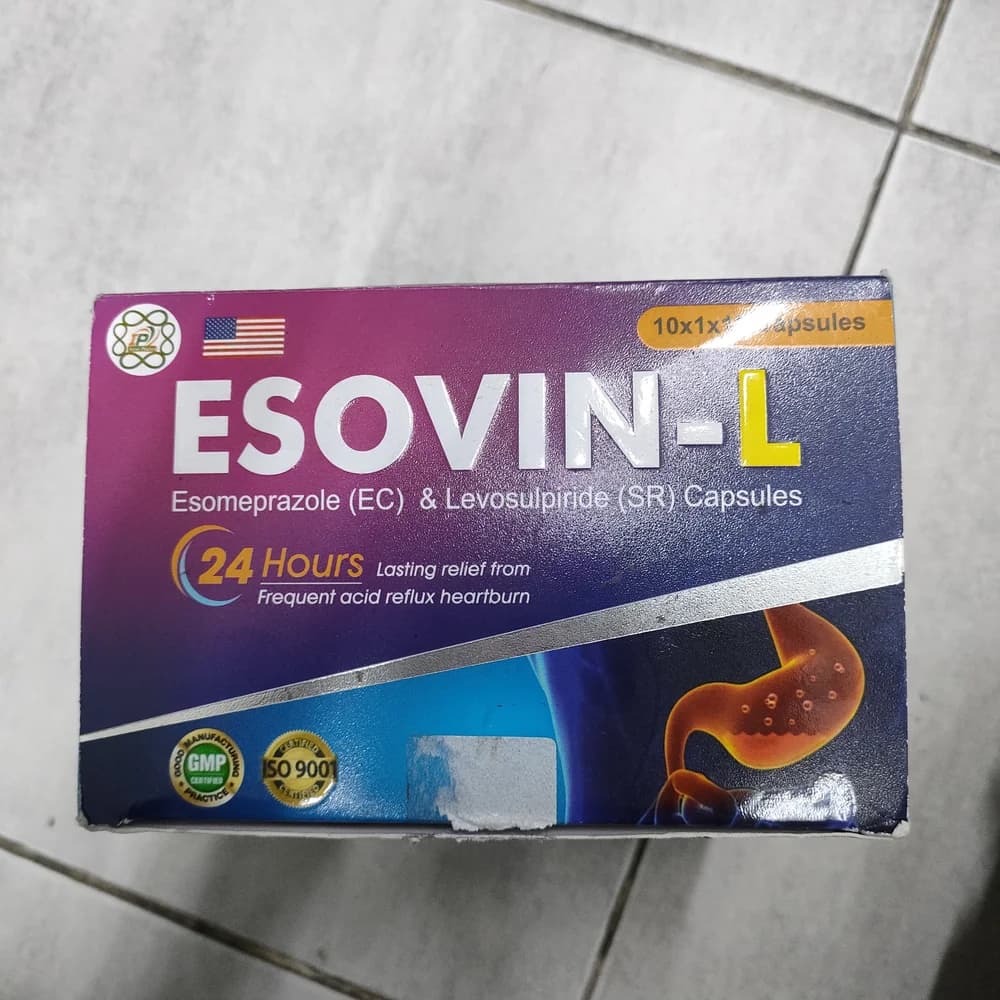Esovin-L Esomeprazole 40 mg / Levosulpiride 75 mg