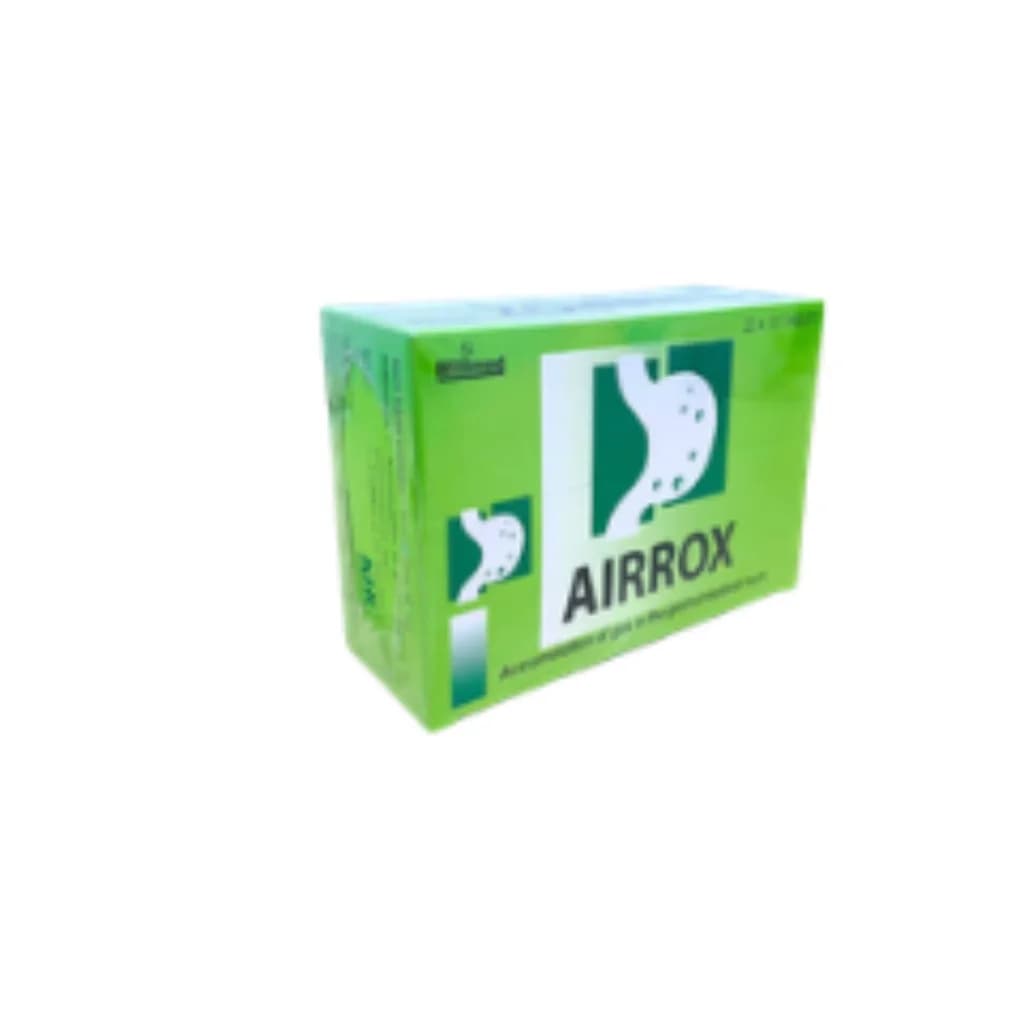Airrox 80mg Tablet (Simethicone) Not available