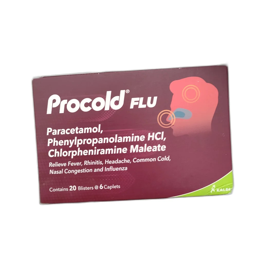 Procold Flu 500 mg / 25 mg / 2 mg - PHARMACIE PUNLEU SOKPHEAP II