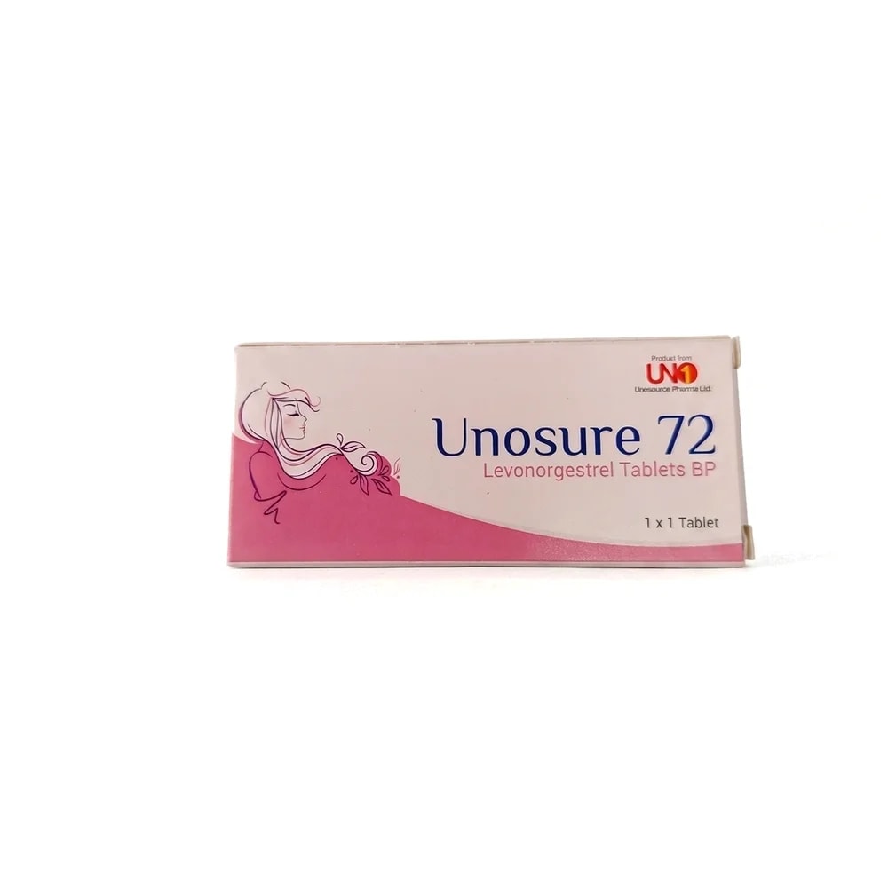 Unosure 72 Levonorgestrel 1.5 mg - Reachiny Pharmacy