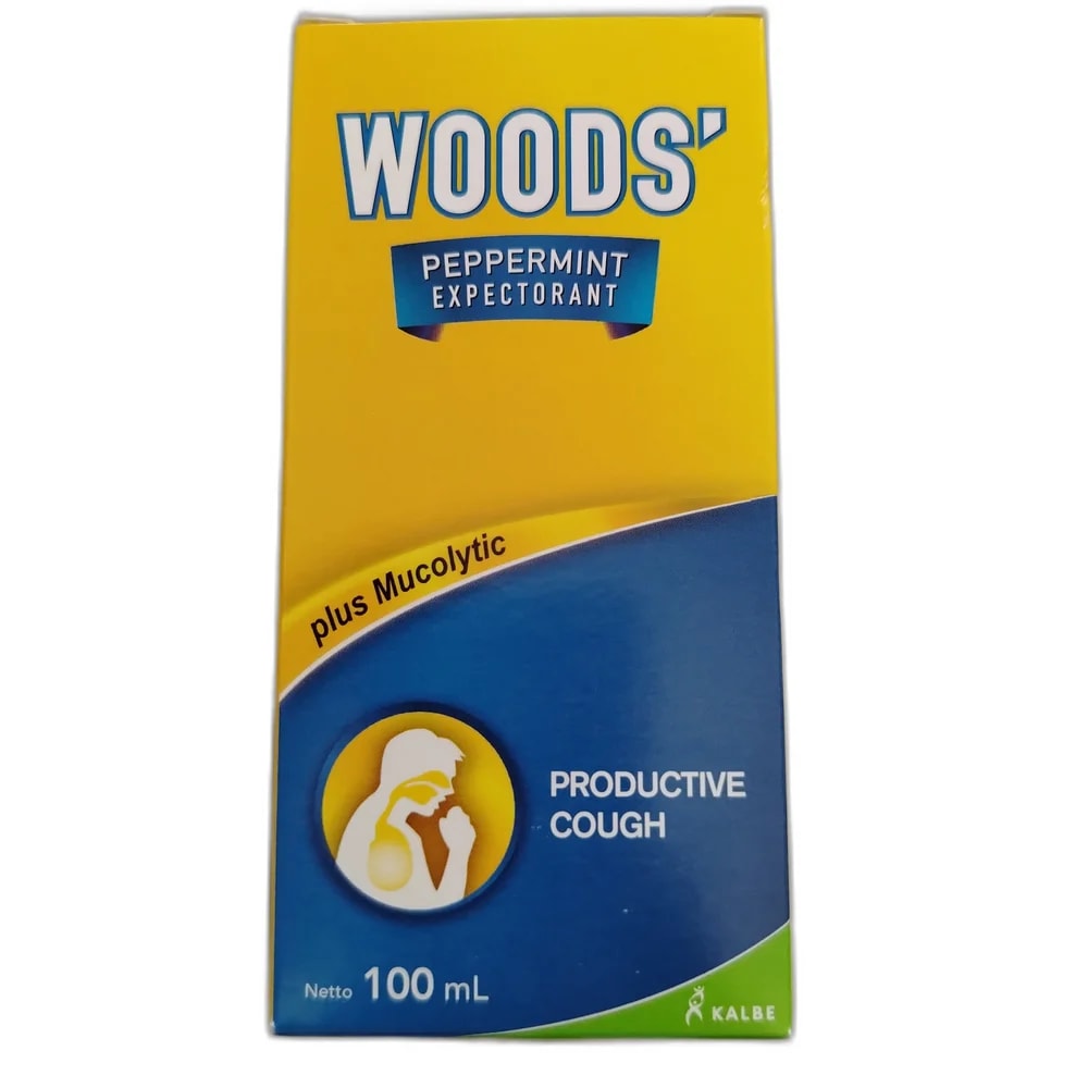 Woods' Peppermint Expectorant 4mg / 100mg per 5 mL (Ethanol 6% v/v) - Oudom Puthik Pharmacy