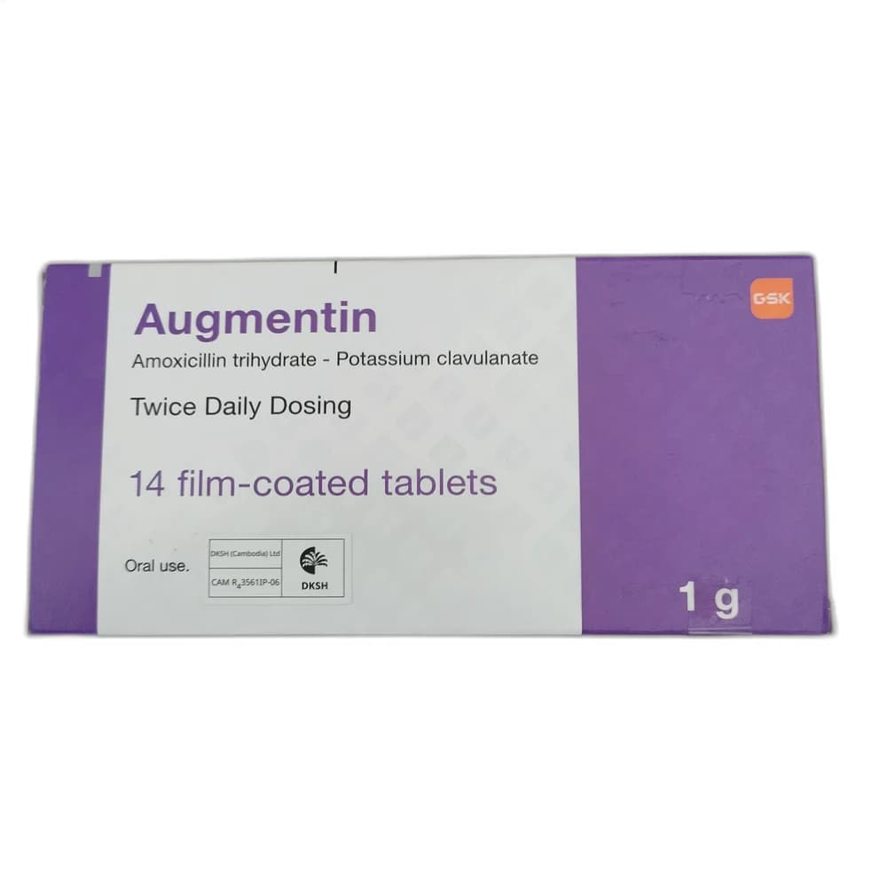 Augmentin 1 g Tablets 875 mg / 125 mg
