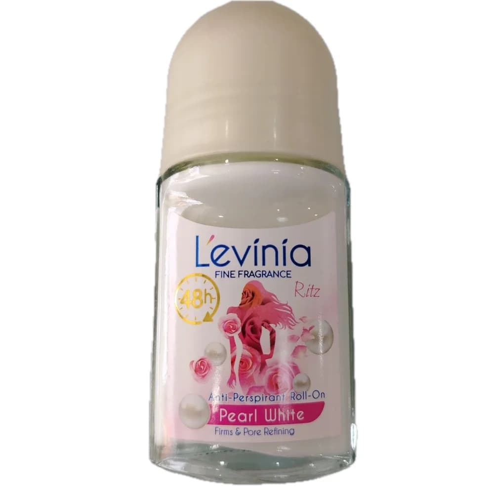 Levinia Pearl White Ritz Anti-perspirant roll-on 50 g
