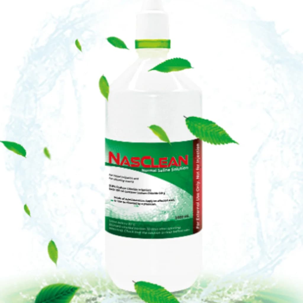 NasClean Normal Saline Solution 0.9% / 1000ml