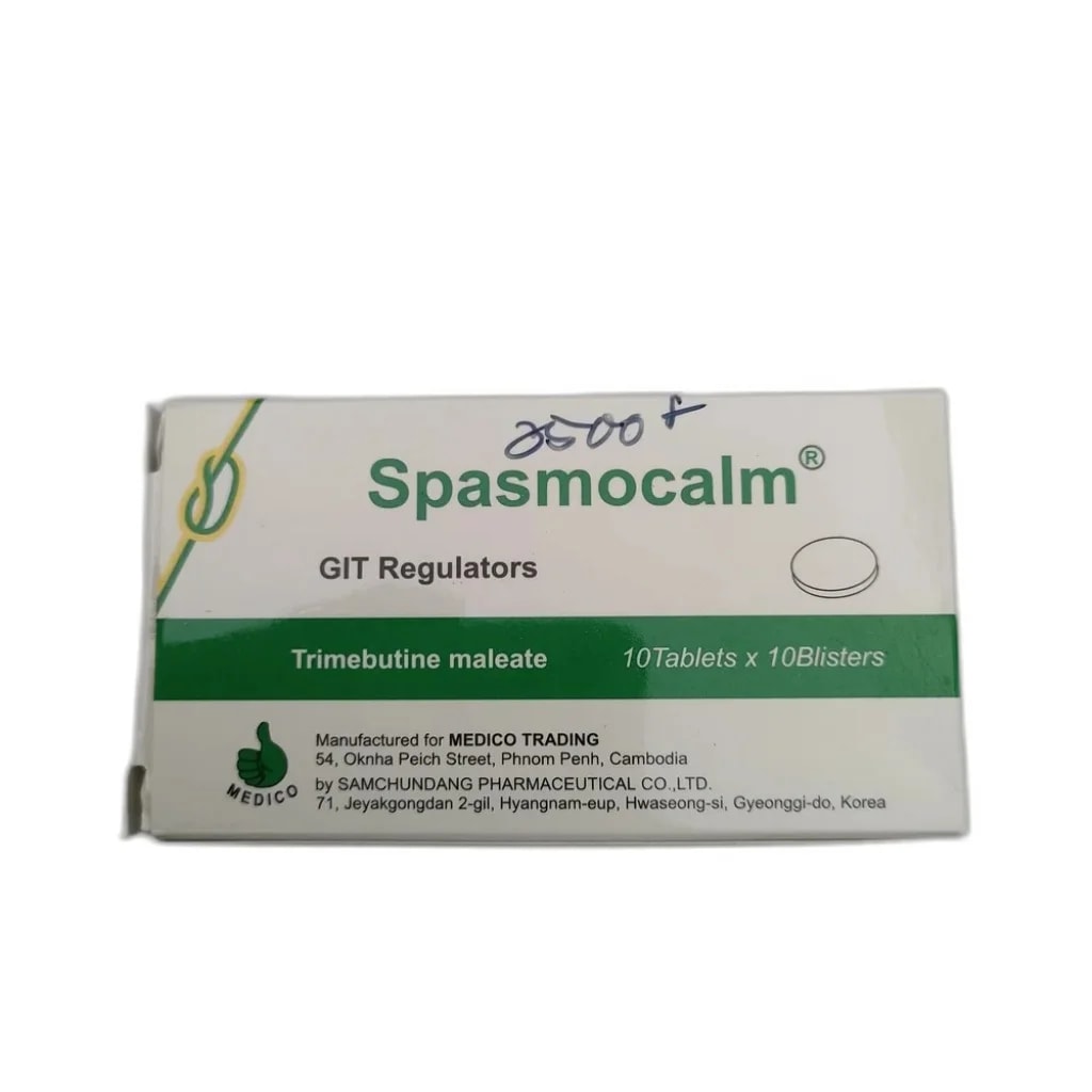 Spasmocalm 100 mg - PHARMACIE PUNLEU SOKPHEAP II