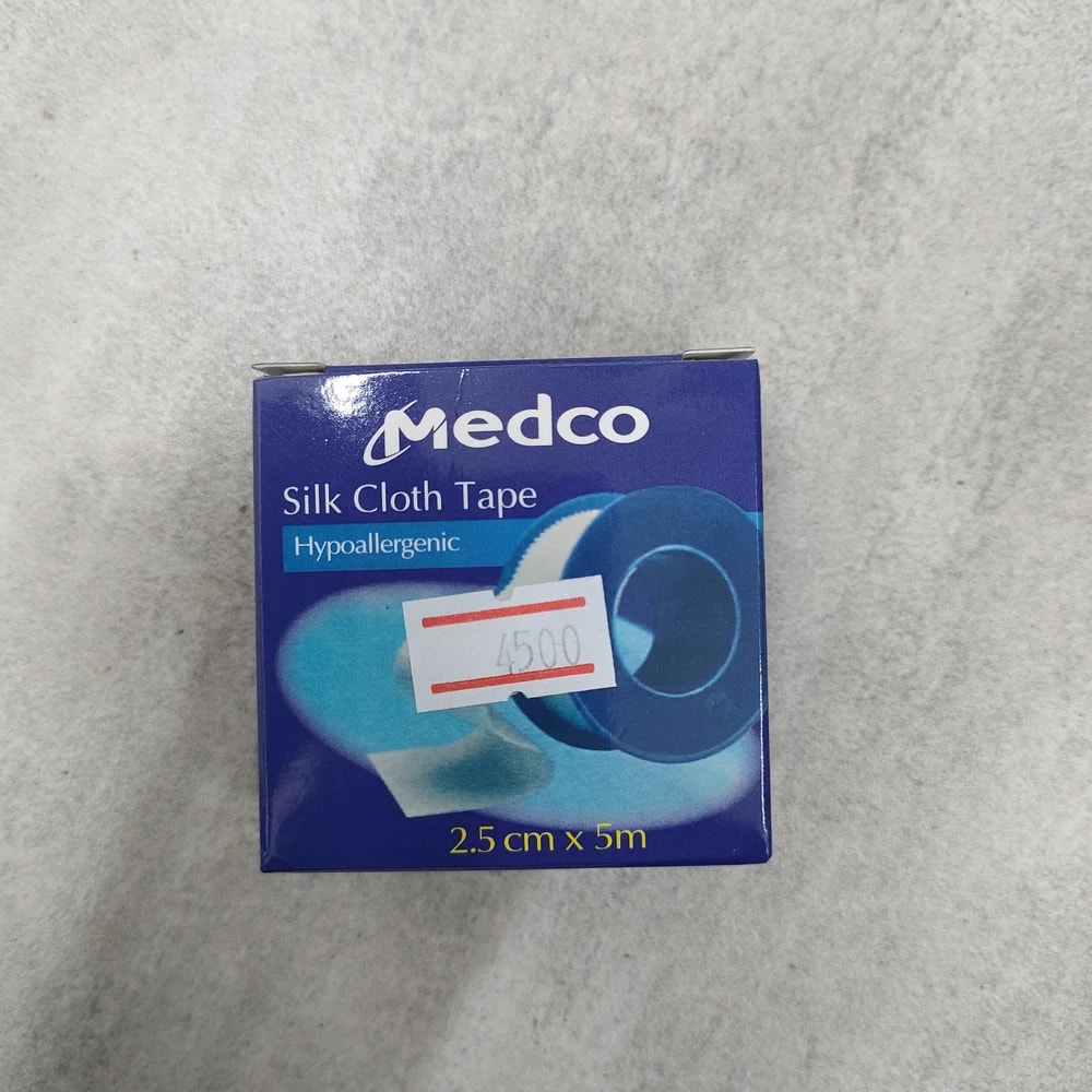 Medco Silk Cloth Tape 2.5 cm x 5 m - Depot De Pharmacie "A" Kim Houy