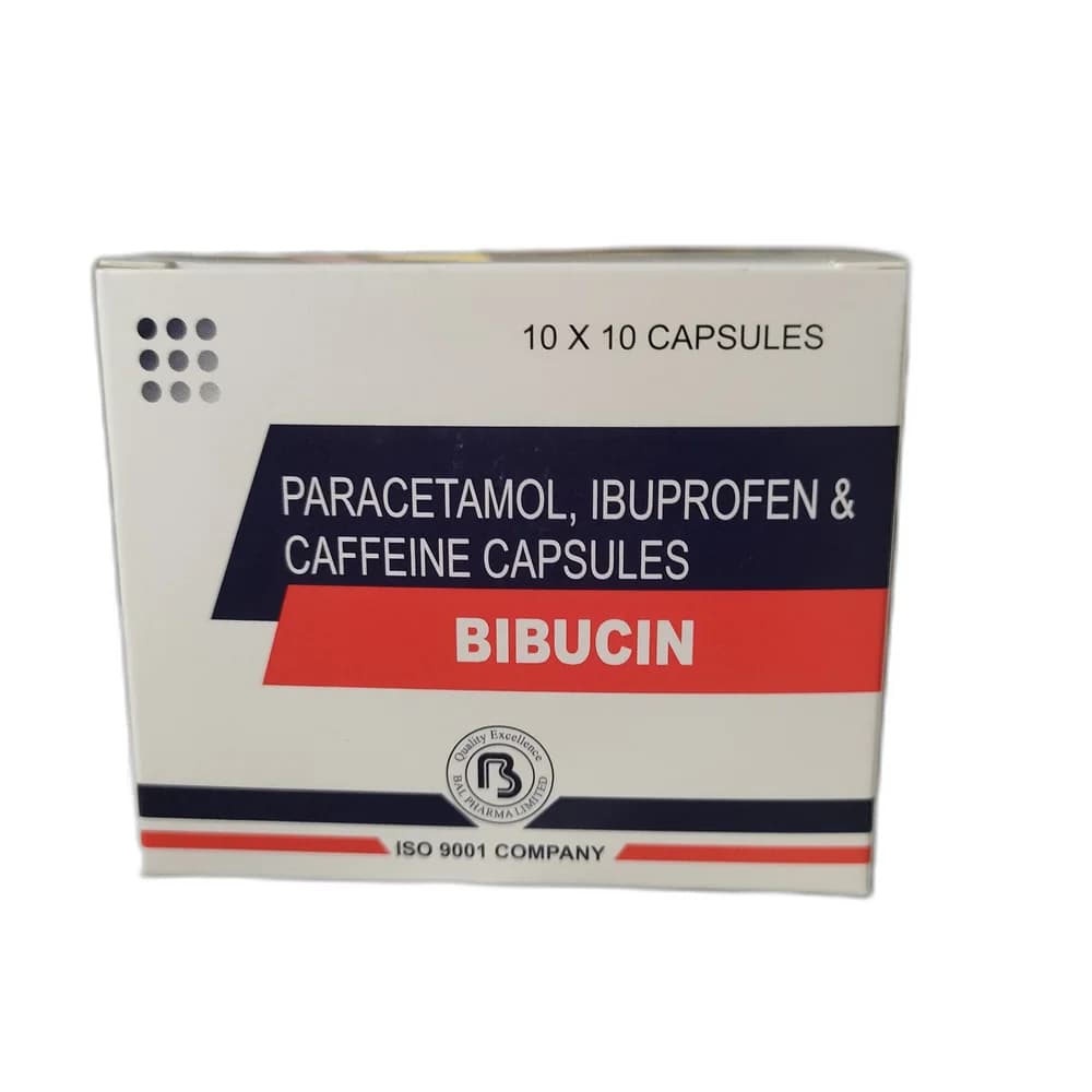 Bibucin Paracetamol 325 mg / Ibuprofen 200 mg / Caffeine 30 mg