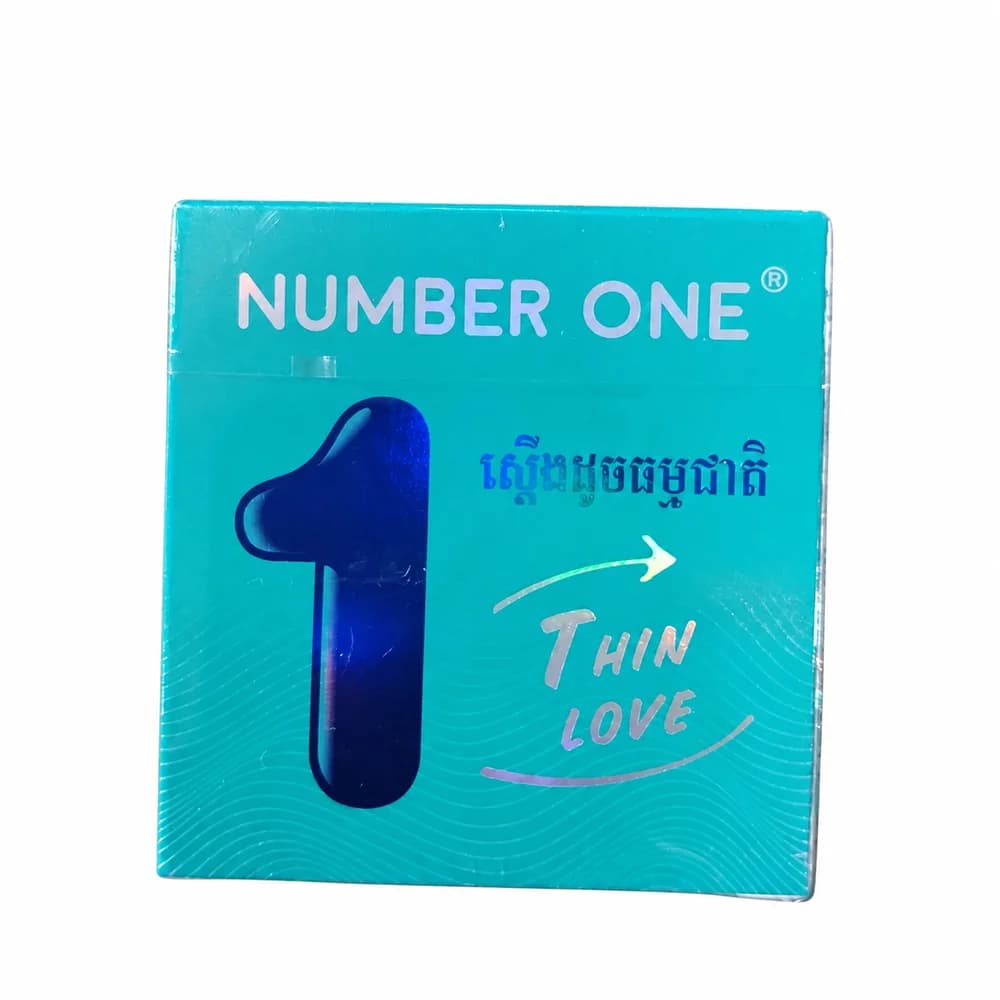 Number 1 Thin Love Condom Width 49 ± 2 mm, min. length 180 mm