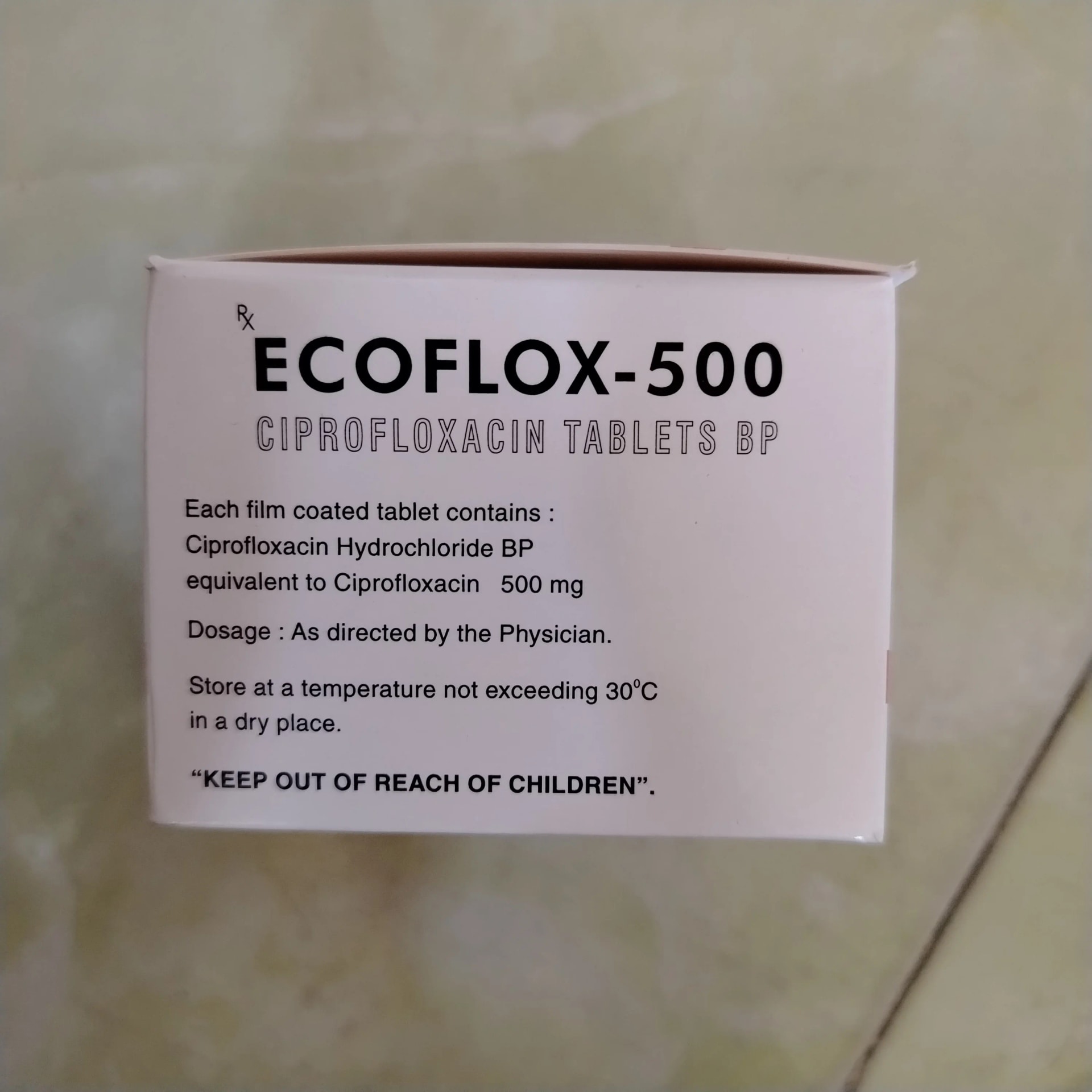 Ecoflox-500 500 mg - Phal Cham Rouen