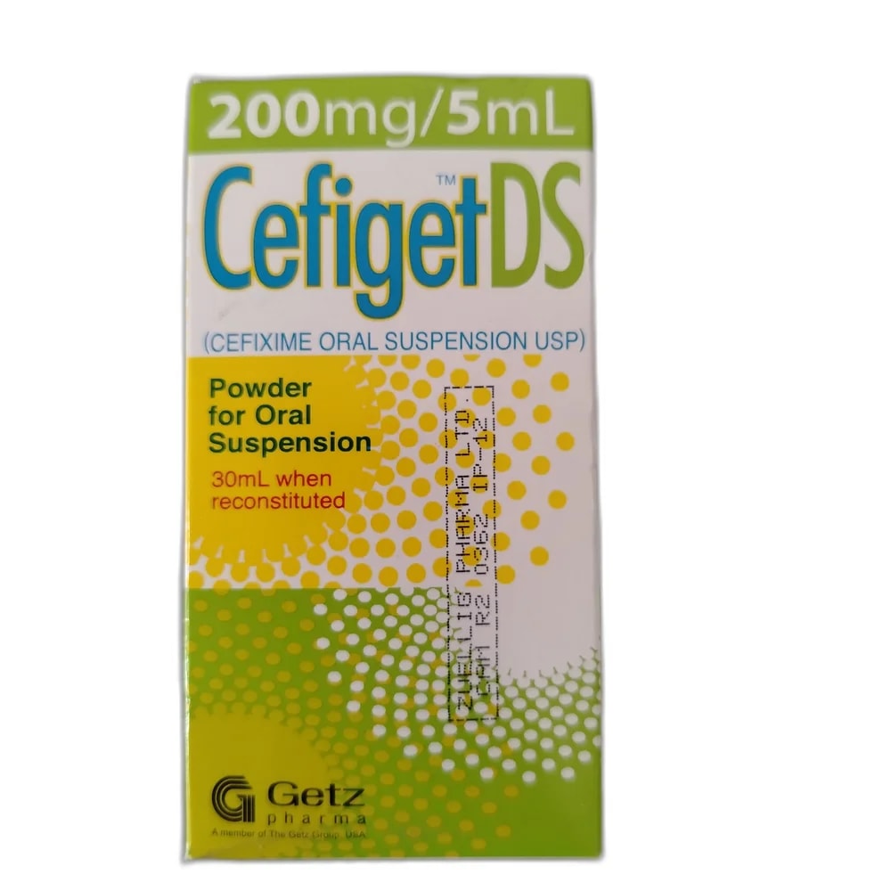 Cefiget DS 200 mg / 5 mL - Oudom Puthik Pharmacy