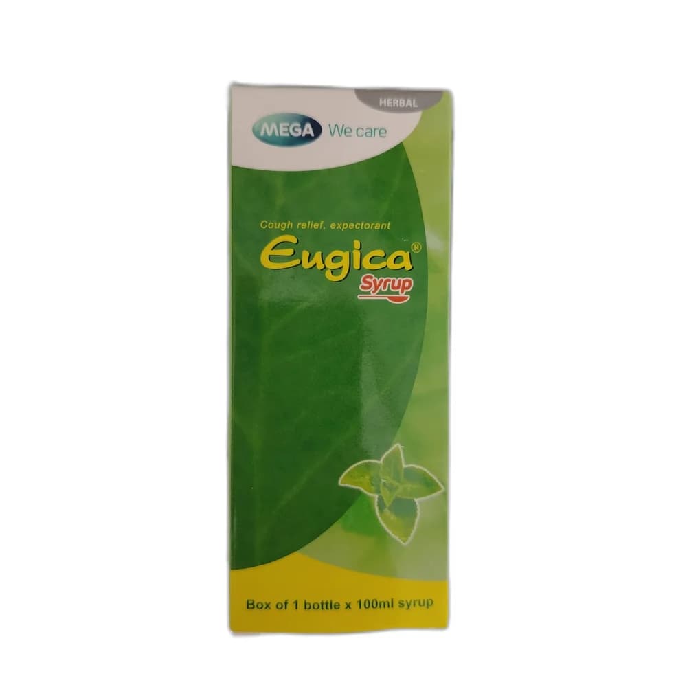 Eugica Herbal syrup, 100 mL bottle