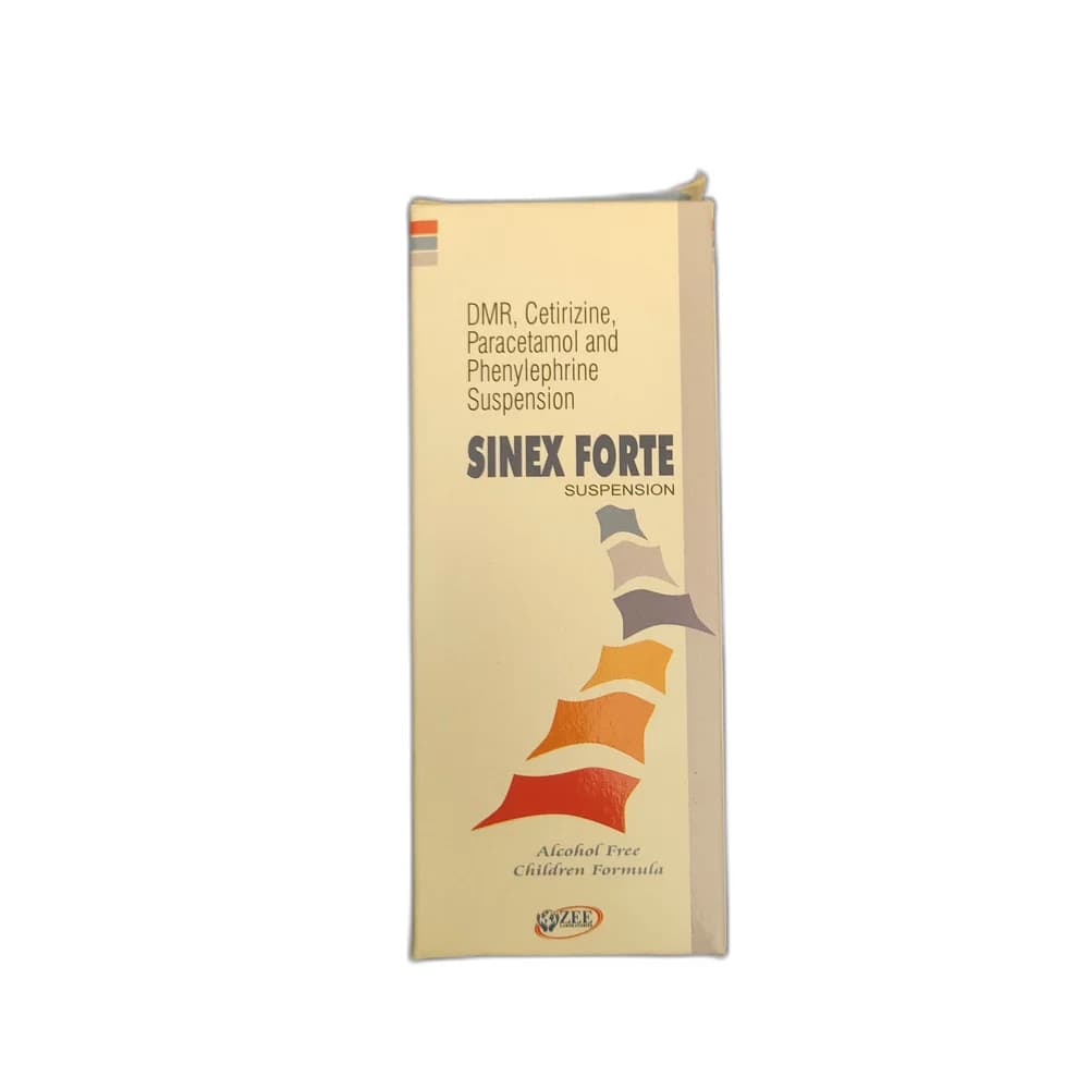 Sinex Forte 5 mg / 2.5 mg / 5 mg / 125 mg per 5 mL (suspension, 60 mL)
