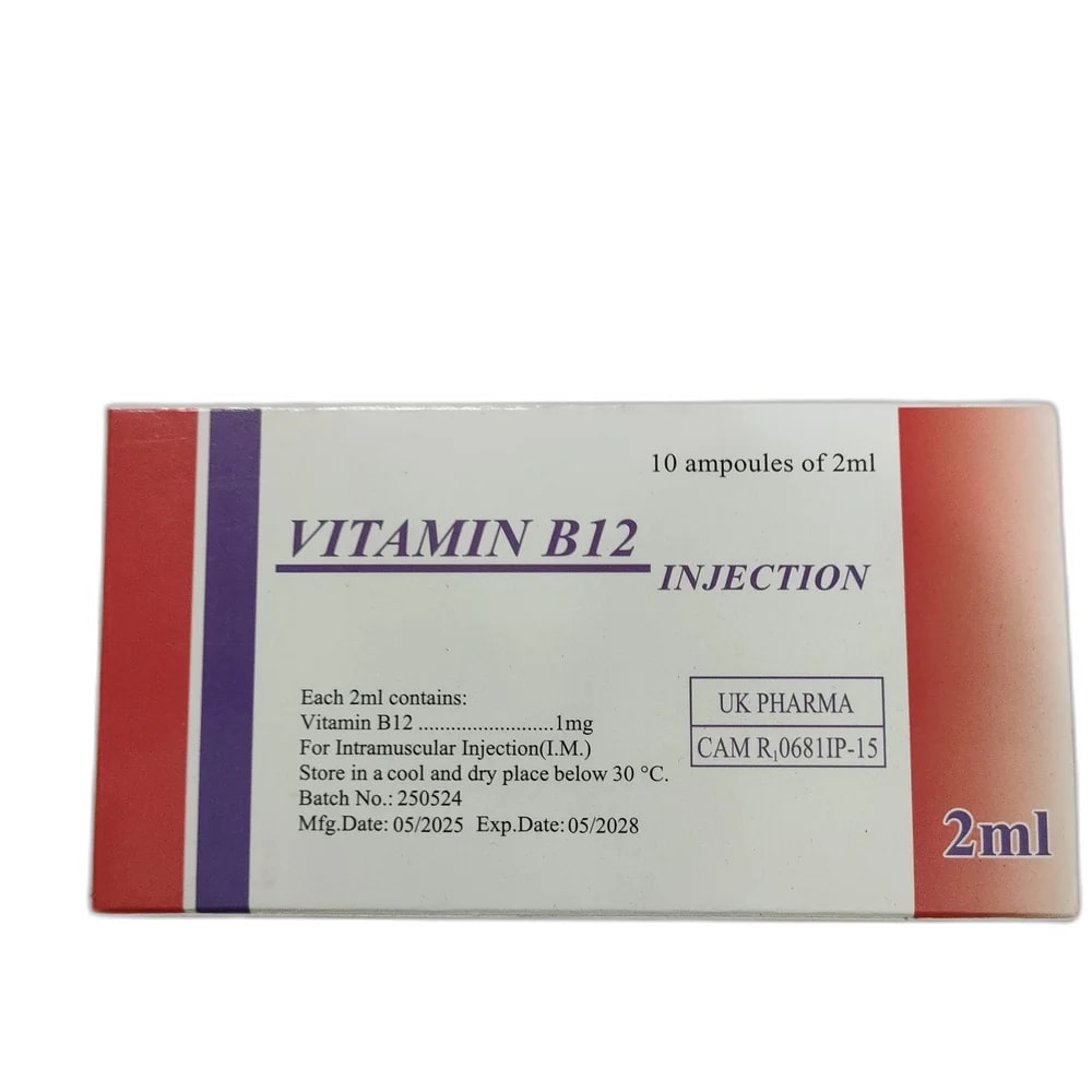 Vitamin B12 1 mg/2 ml - PHARMACIE MONGKUL