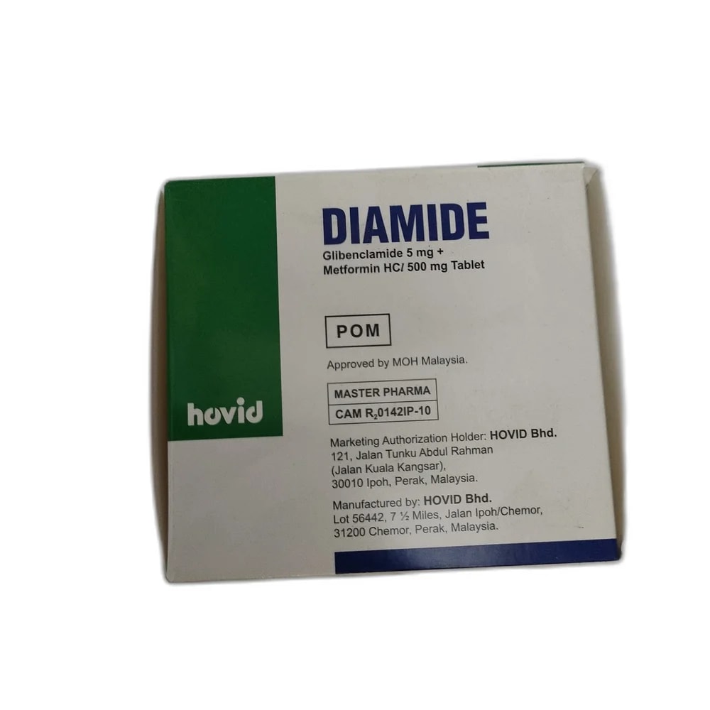 Diamide 5 mg / 500 mg - PHARMACIE PORNLEU PICH