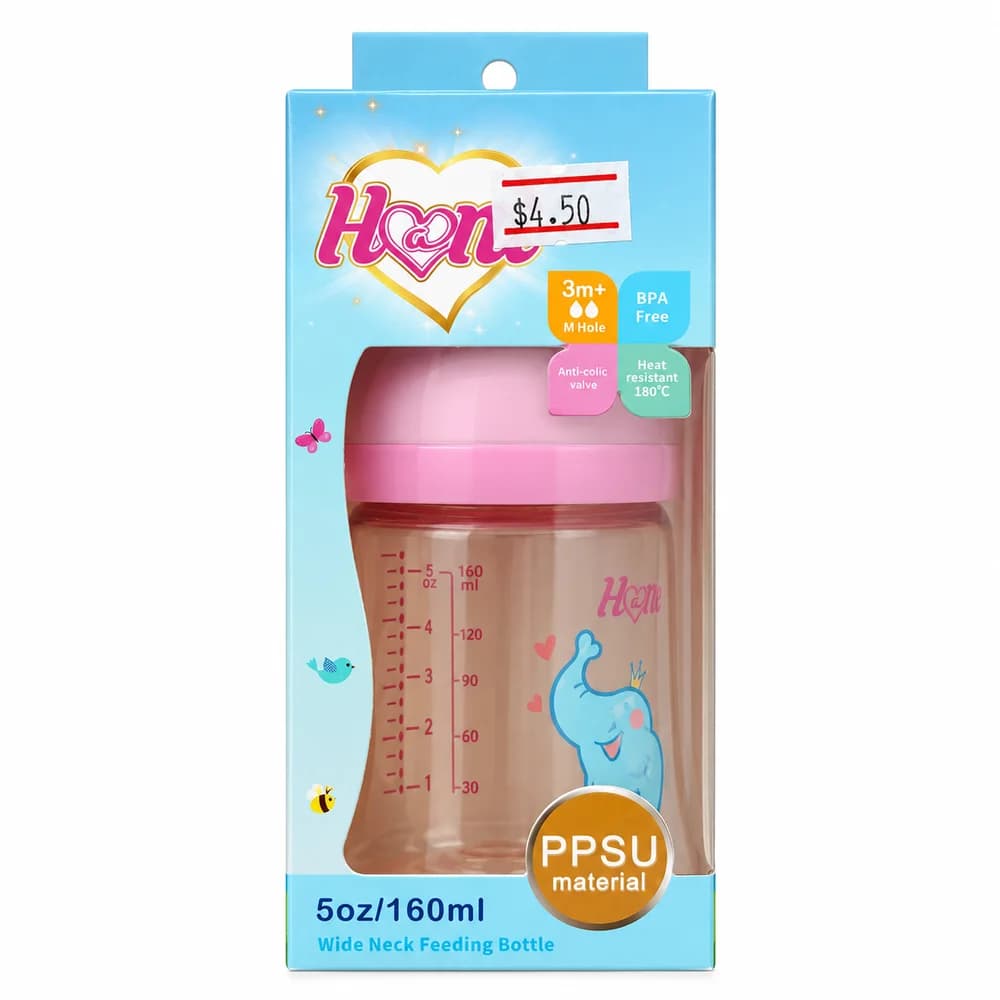 Hoon Wide Neck PPSU Feeding Bottle 160 ml / 5 oz