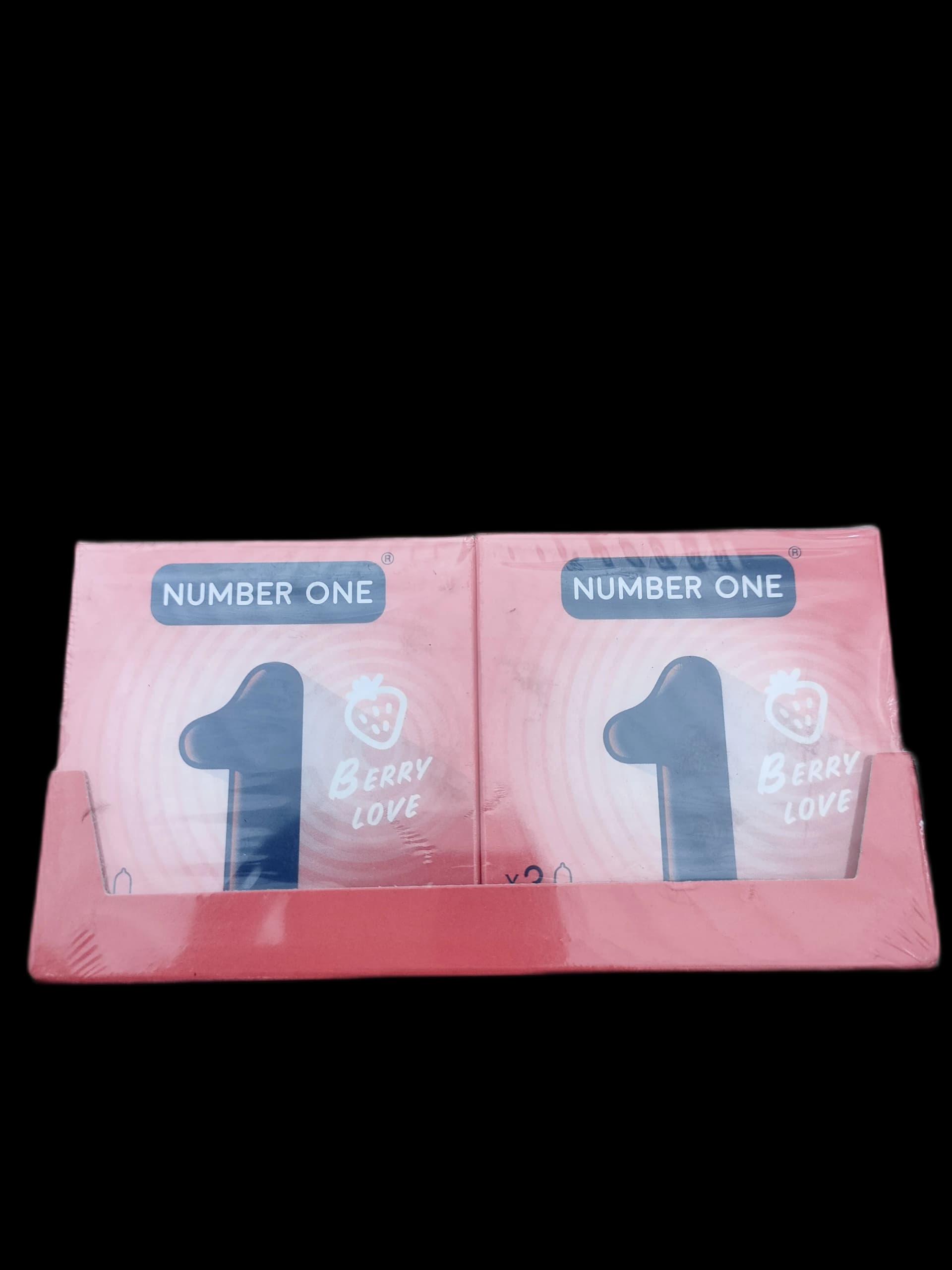 Number One Berry Love Condoms 3 condoms