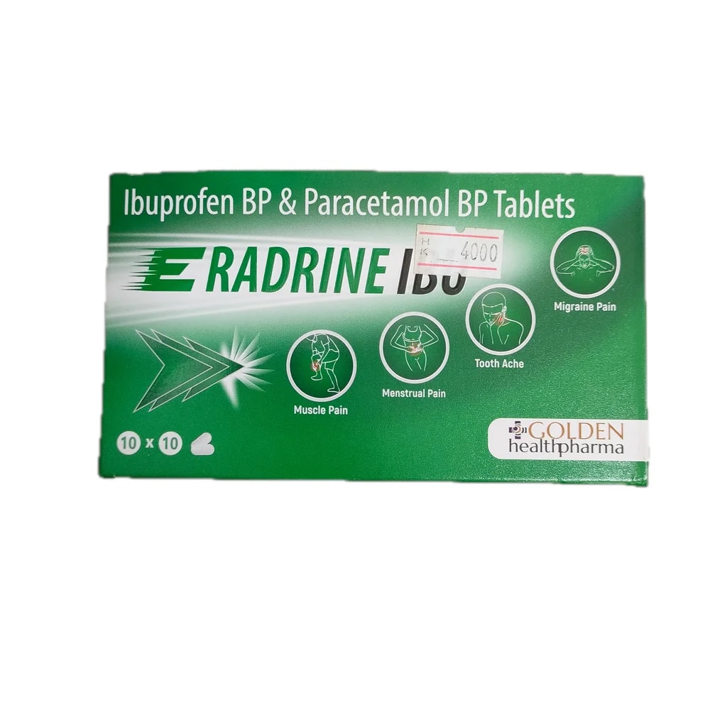 Eradrine IBU 400 mg / 325 mg - Preash Khan Pich I Pharmacy