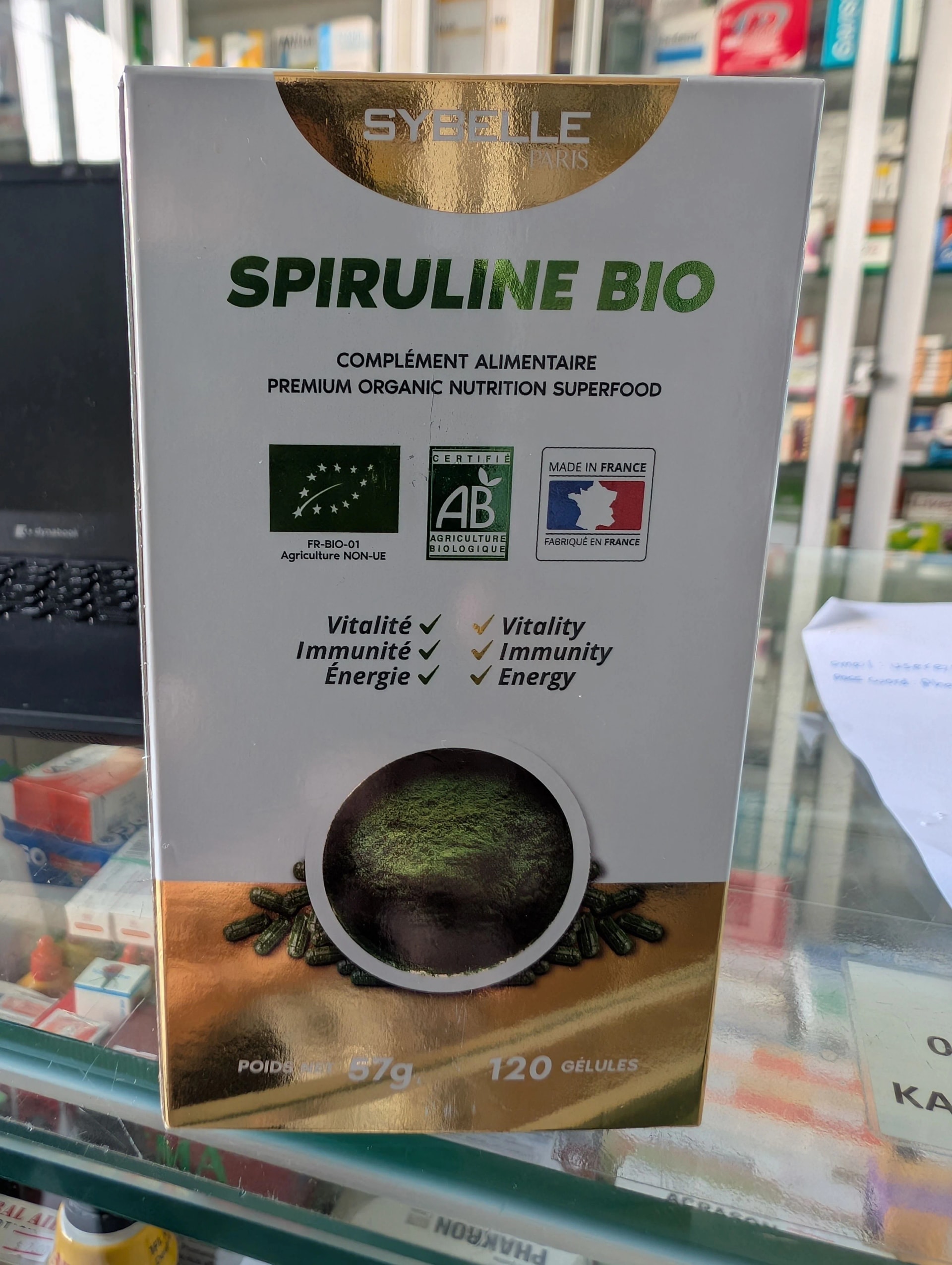 Spiruline Bio 2520mg - ឱសថស្ថាន បូណ៌មី