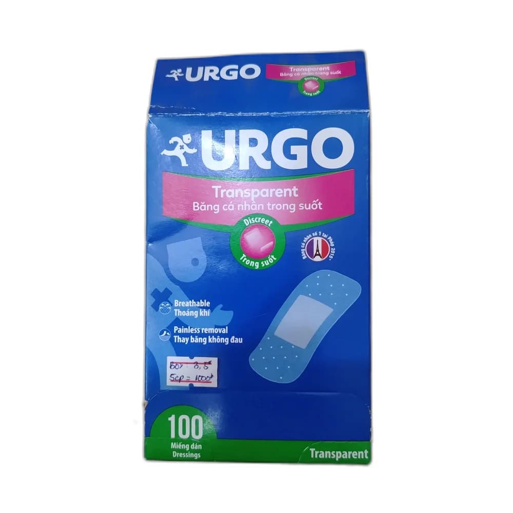 Urgo Transparent 2.0 x 7.2 cm