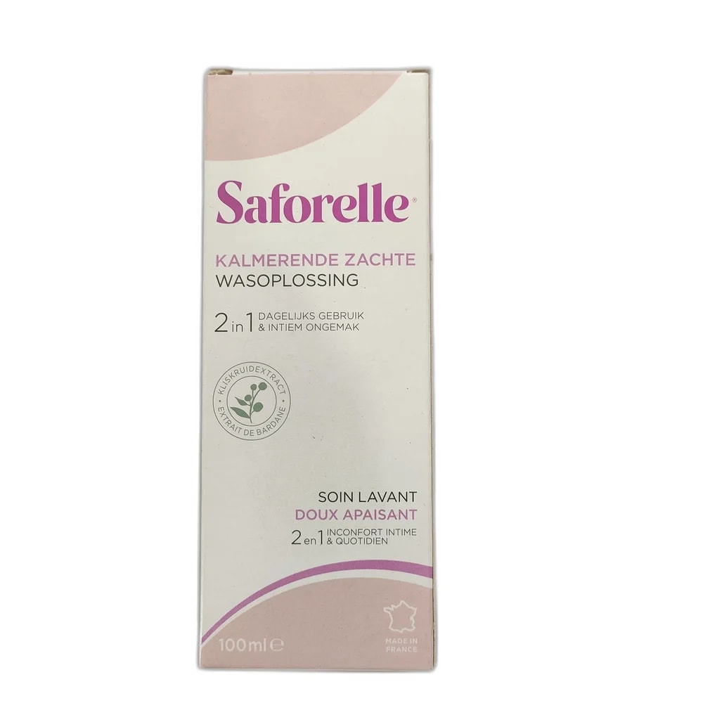 Saforelle Soin Lavant Doux Apaisant 100 ml - PHARMACIE MONGKUL