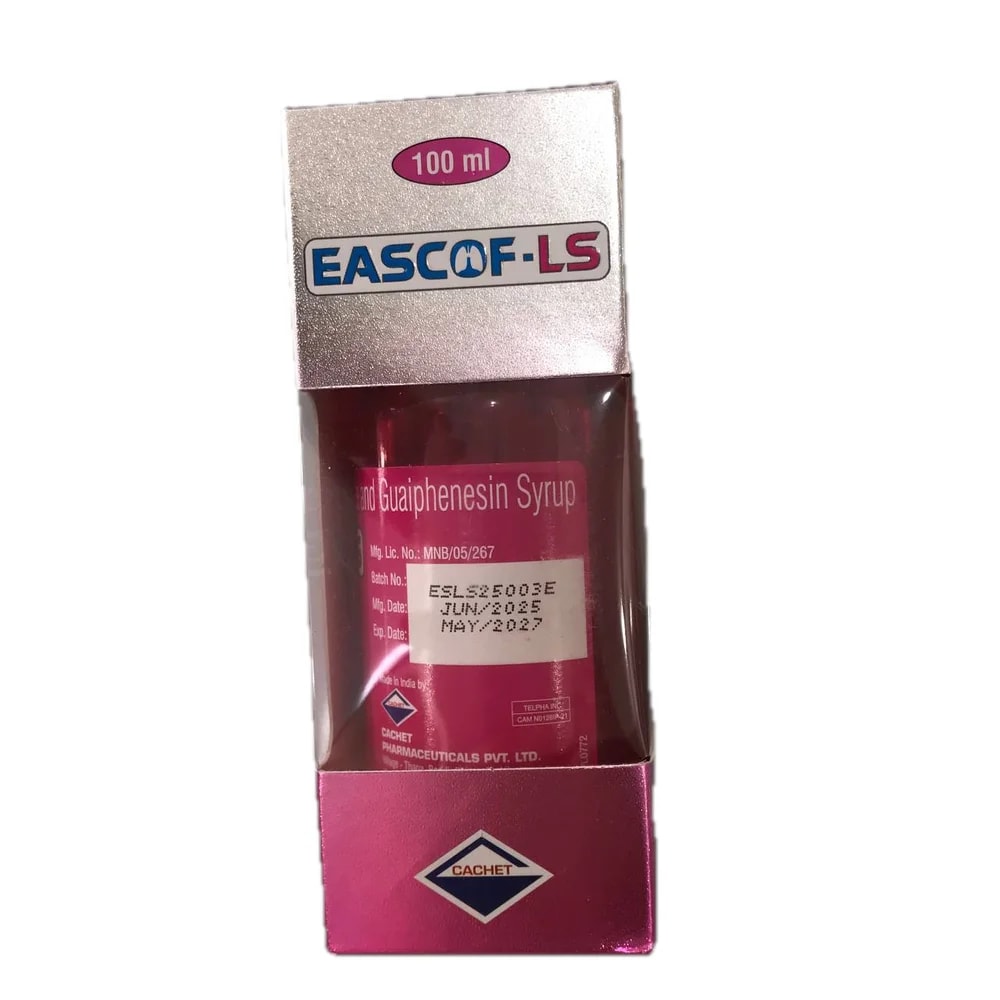 Eascof-LS 1 mg / 30 mg / 50 mg per 5 ml (100 ml) - Reach Srey