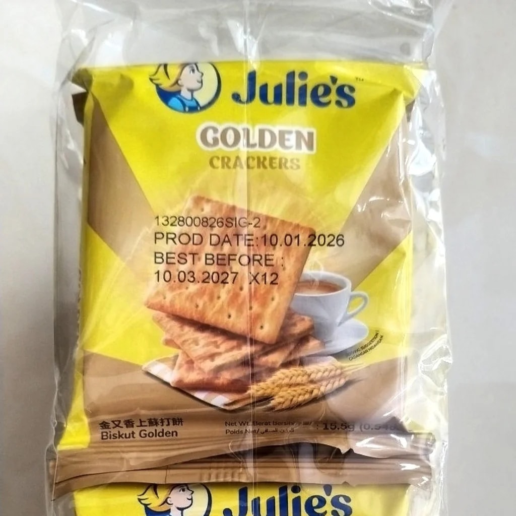 Julie's Golden Crackers 15.5 g x 24 pieces - ឱសថស្ថាន សុខលាភ