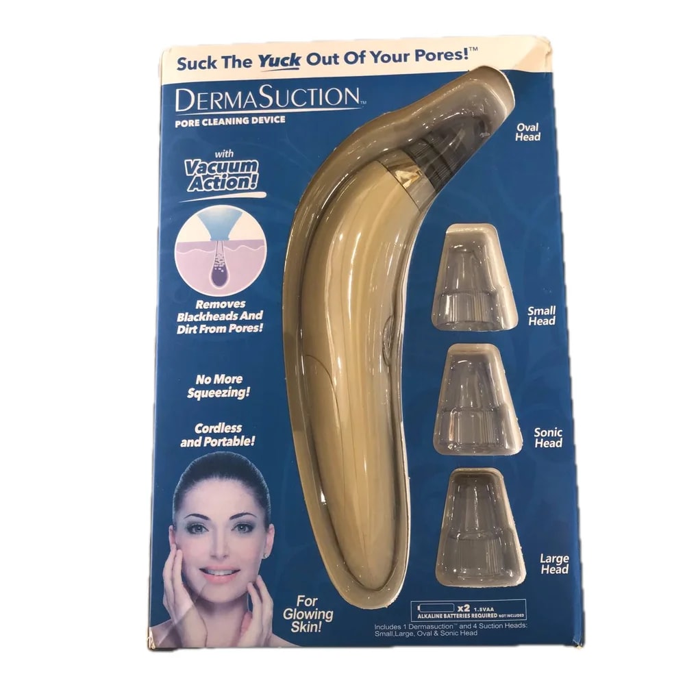 DermaSuction Pore cleaning device with 4 suction heads - Reach Srey