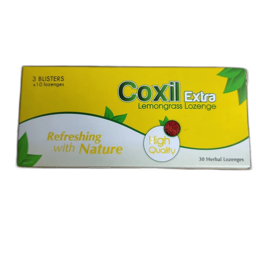 Coxil Extra Lemongrass Herbal Lozenge