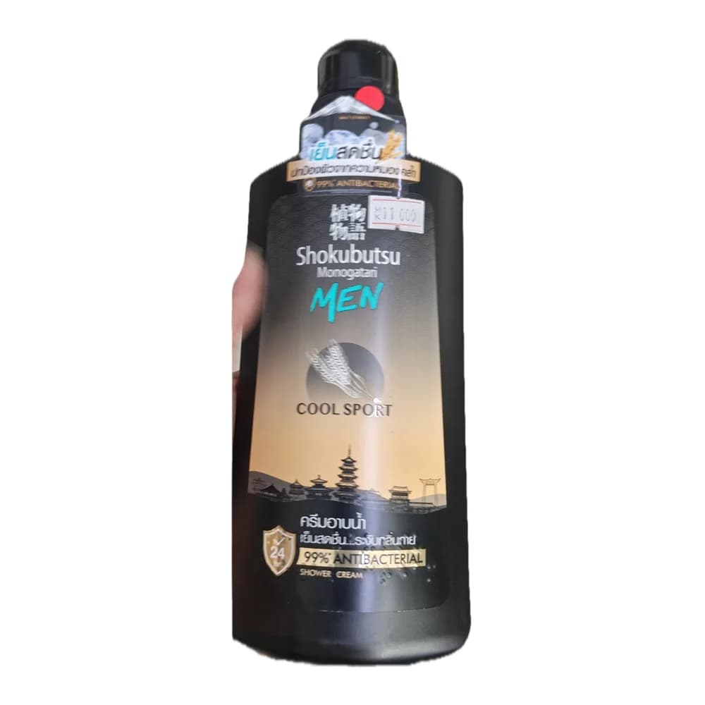 Shokubutsu Monogatari Men Cool Sport Shower Cream 500 ml