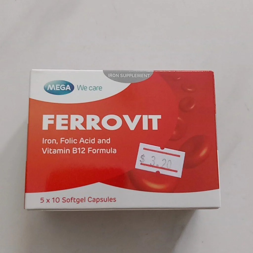 FERROVIT 5x10 Softgel Capsules - SETHIKA CARE Pharmacy