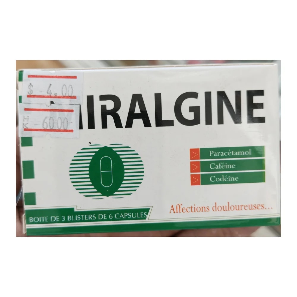 Miralgine 400 mg / 62.5 mg / 20 mg - Morhachun Pharmacies