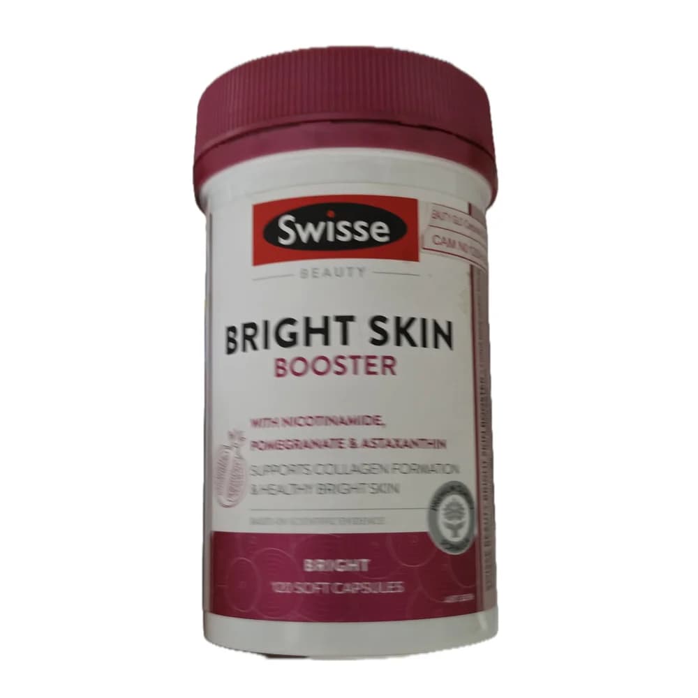 Swisse Beauty Bright Skin Booster Nicotinamide 2.5 mg / Vitamin C 100 mg / Astaxanthin 1 mg