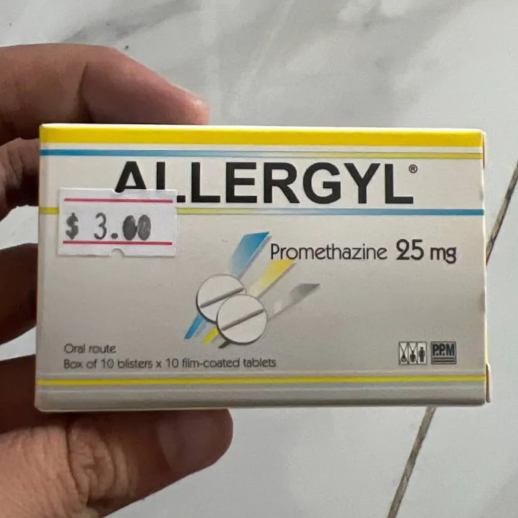 ALLERGYL 25 mg - SETHIKA CARE Pharmacy