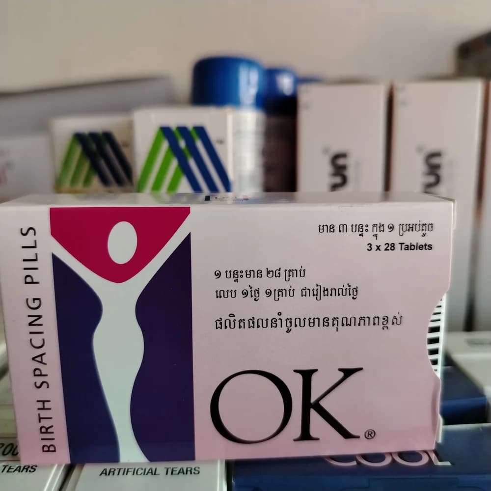 OK Birth Spacing Pills Levonorgestrel 0.15 mg + Ethinylestradiol 0.03 mg