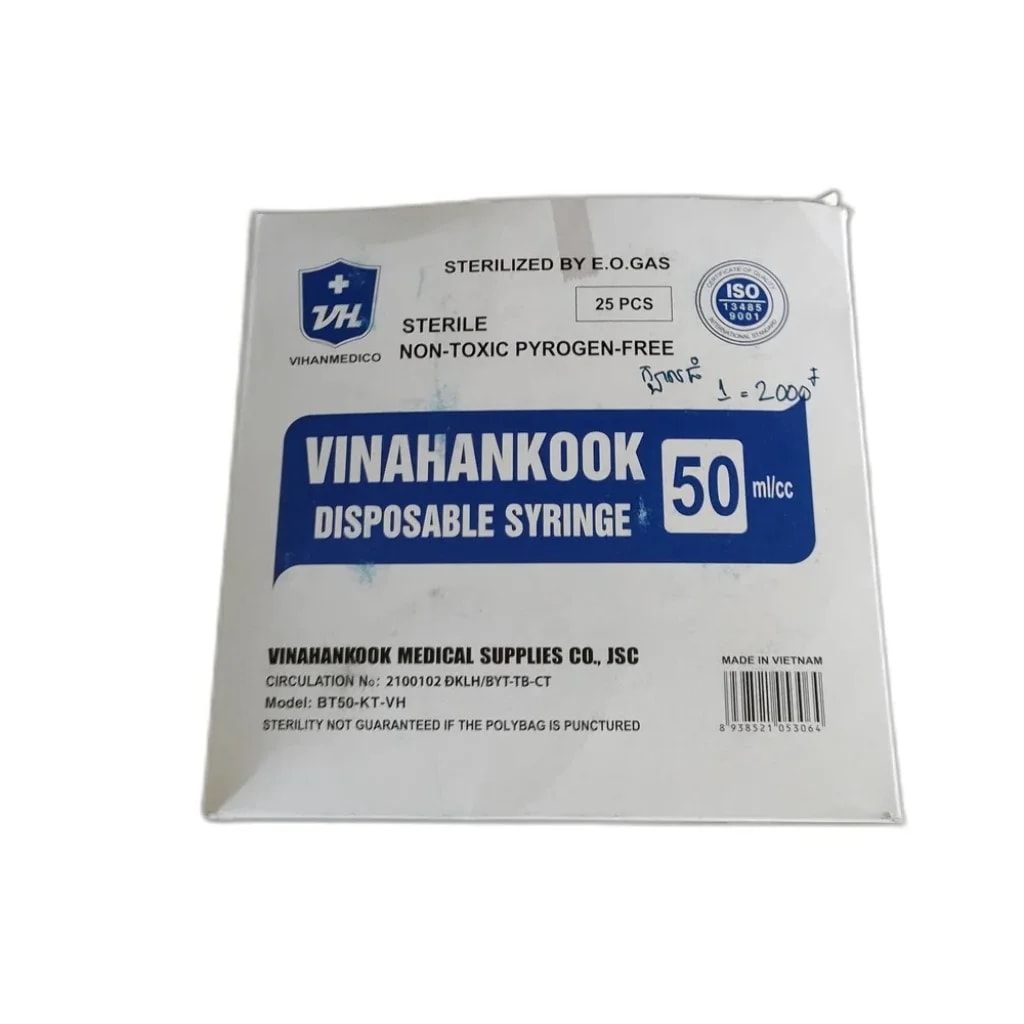 Vinahankook Disposable Syringe 50 mL - SUKHA PHARMACY