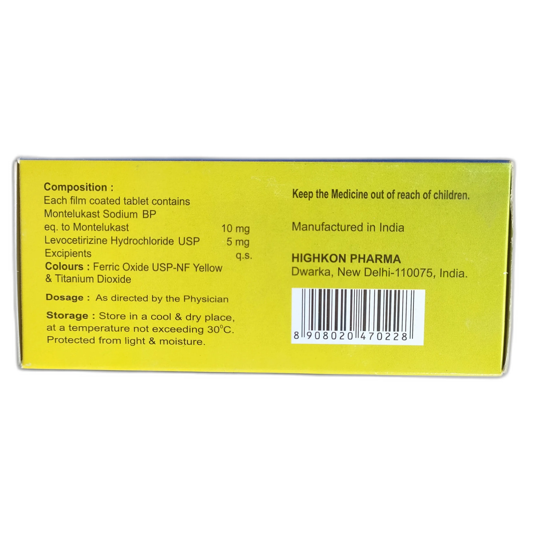 Levona-M 5 mg / 10 mg - SREY MOM PHARMACY