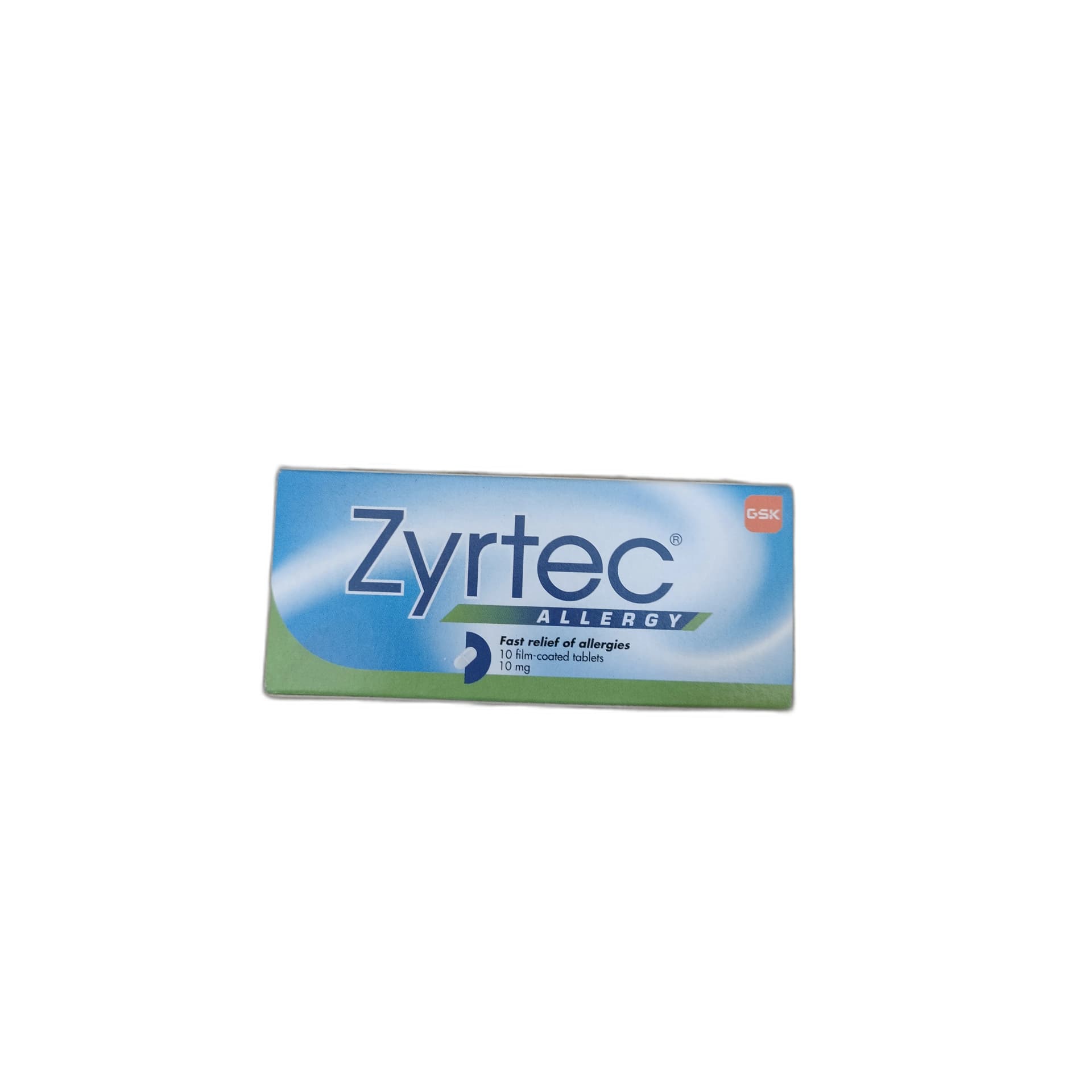 Zyrtec Allergy 10mg Cetirizine Dihydrochloride 10mg