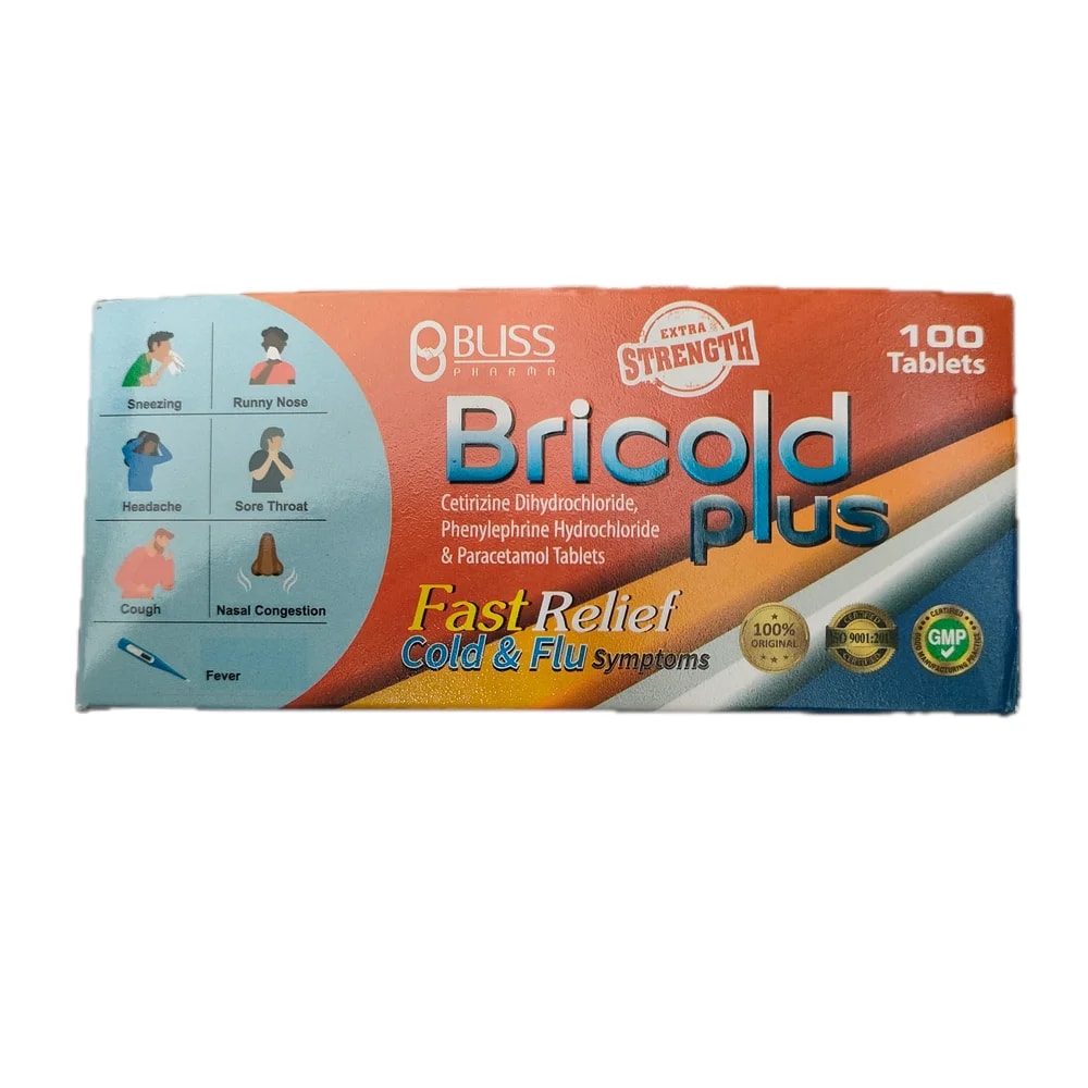 Bricold Plus 5 mg / 5 mg / 500 mg - Preash Khan Pich I Pharmacy