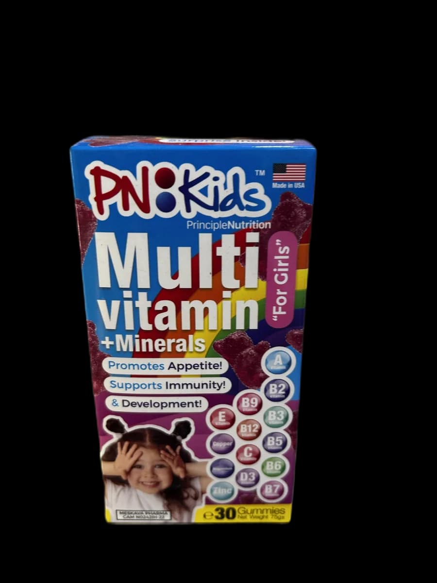 PNKids Multi Vitamin + Minerals For Girls 30 Gummies