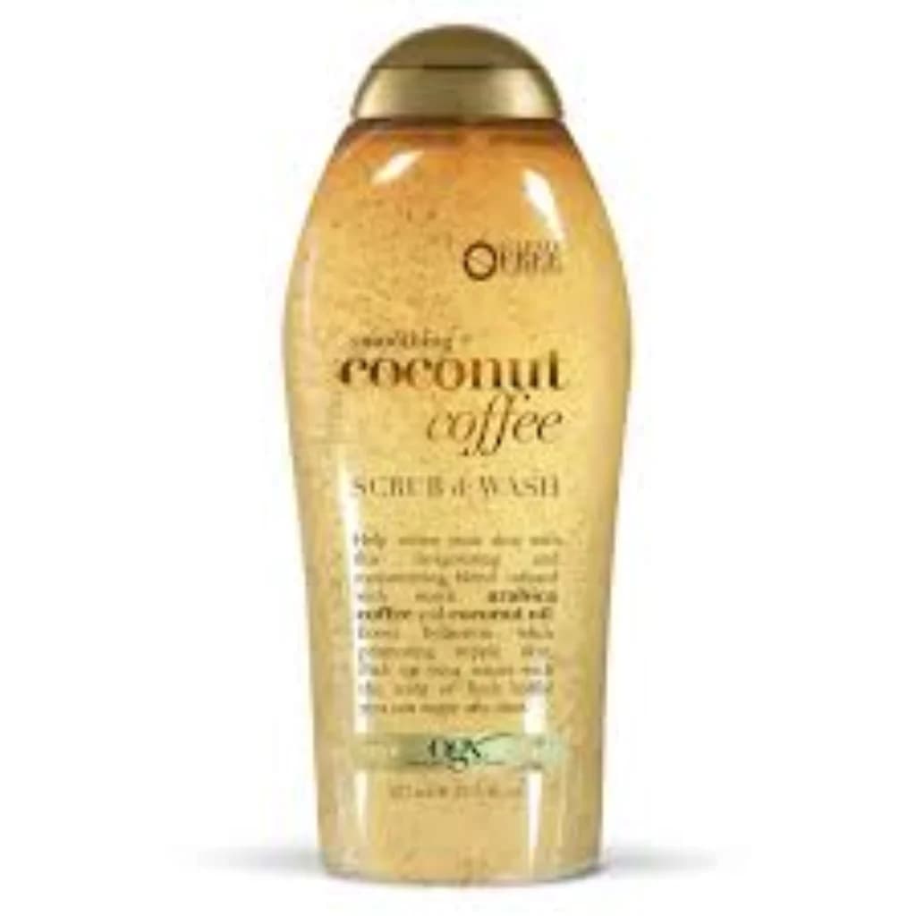 OGX Smoothing + Coconut Coffee Scrub & Wash