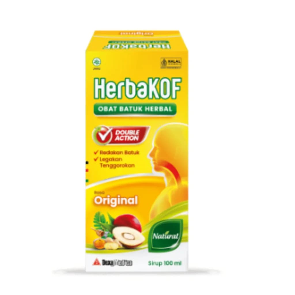 HerbaKOF Herbal Cough Syrup 100ml
