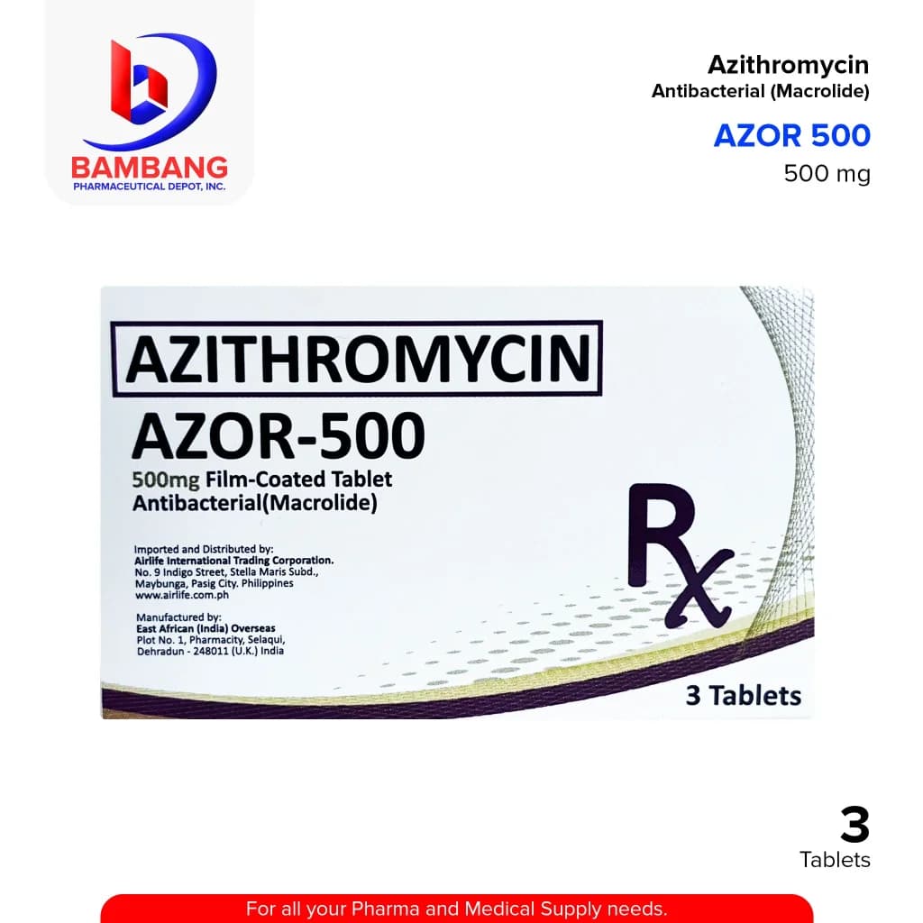 Azithromycin Azrowin 500mg