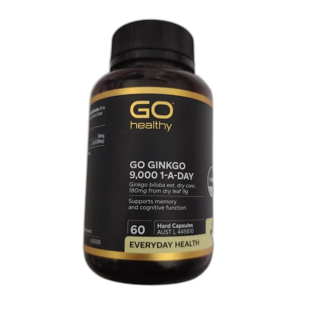 GO Healthy GO Ginkgo 9000 1-A-Day