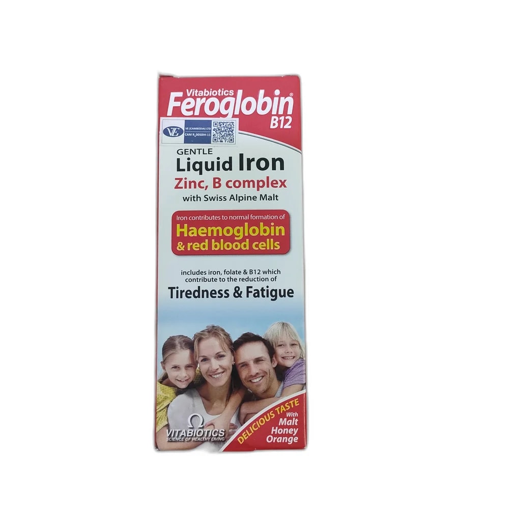 Feroglobin B12 Liquid Iron 20 mg per 10 mL - Depot de Pharmacie B Rotha