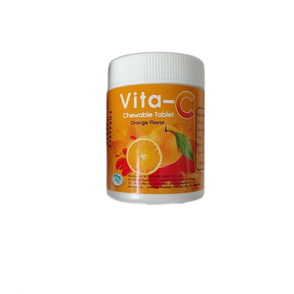 Vita-C (Orange Flavor) 25 mg - PHARMACIE RATANAK